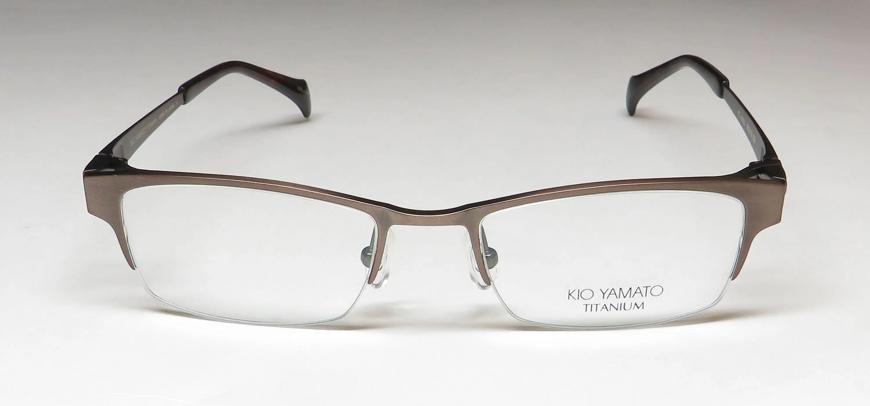 KIO YAMATO KT-406U TITANIUM HALF-RIM ELEGANT EXCLUSIVE EYEGLASS FRAME/GLASSES