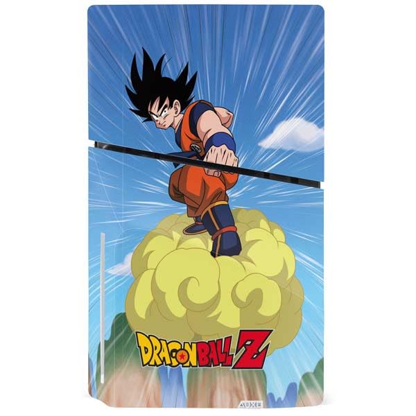 Skinit Decal Gaming Skin Compatible with PS5 Slim Disk Console - Officially Licensed Dragon Ball Z Goku Iconic Kanji Symbol Design