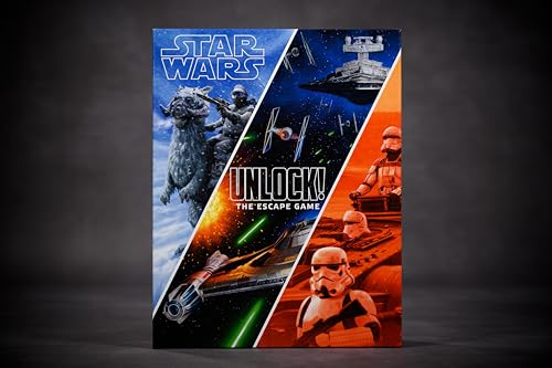 Star Wars UNLOCK! The Escape Game - Embark on Epic Escape Room Adventures in a Galaxy Far, Far Away! Cooperative Game for Kids & Adults, Ages 10+, 1-6 Players, 1 Hour Playtime, Made by Space Cowboys