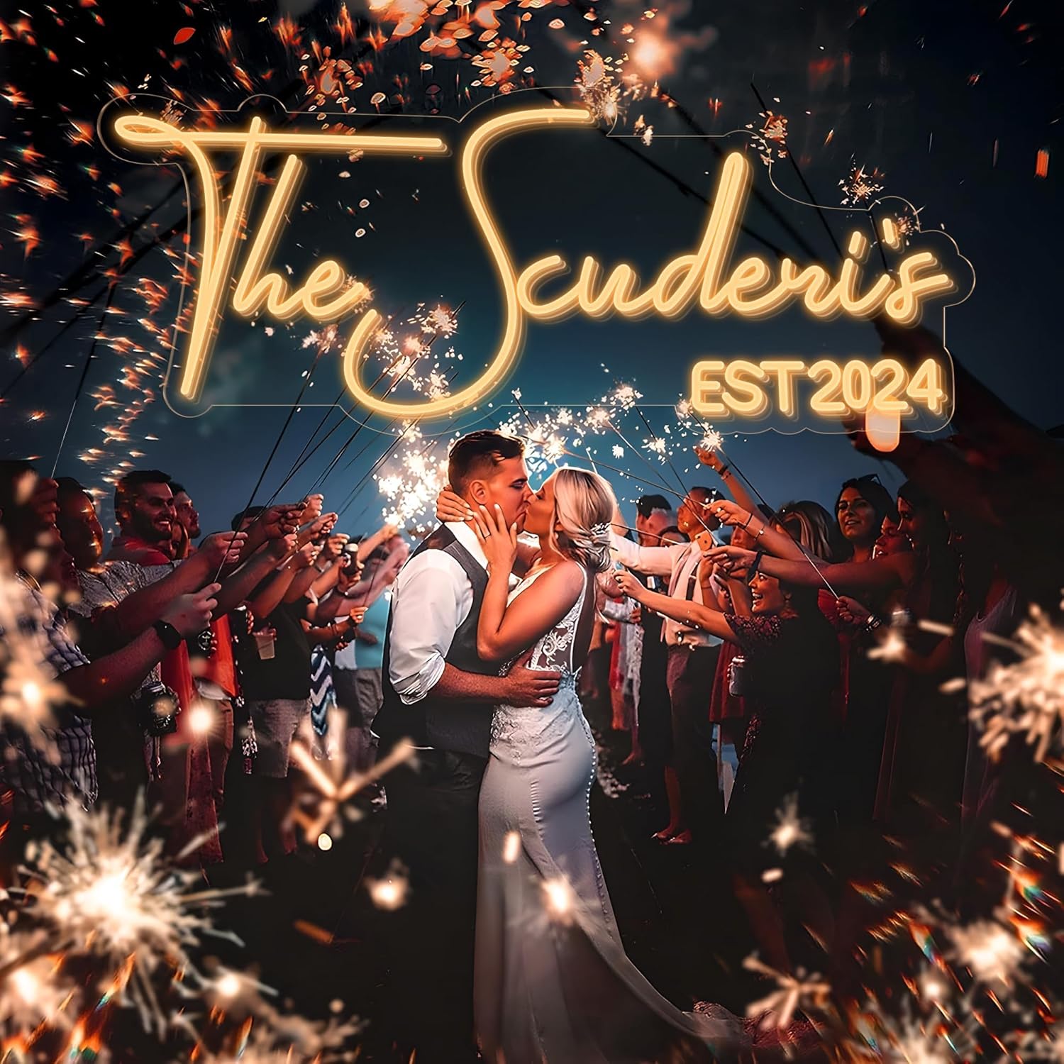 Custom Neon Signs Personalized, Large Led Neon Lights Signs for Name Wedding Studio Logo Wall Decor,Name Neon Sign Customizable