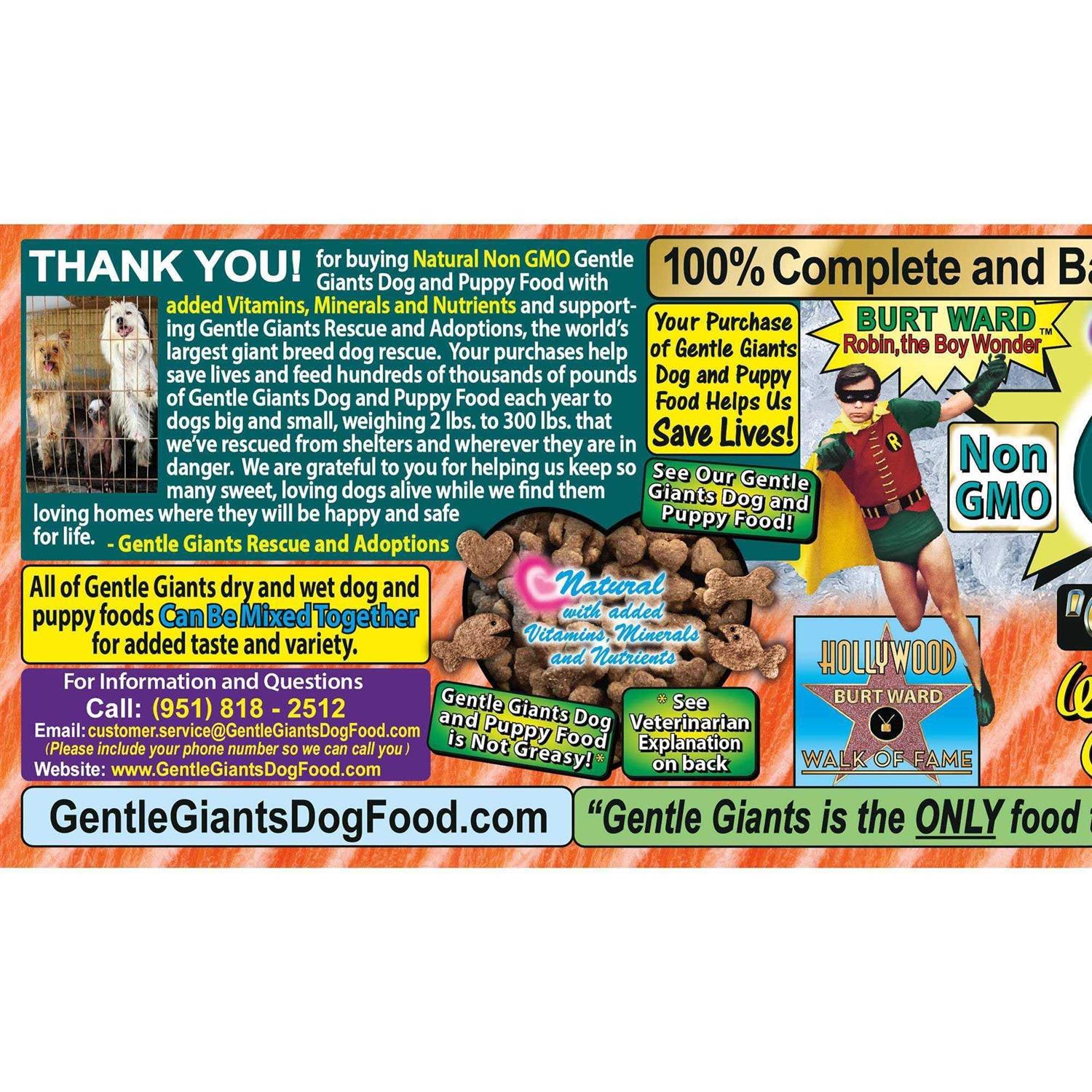 Gentle Giants Dog Food Grain Free Salmon - Pet Supplies online store