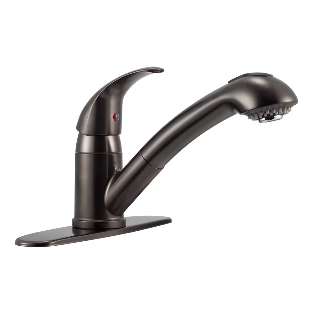 Dura Faucet Designer Pull-Out Kitchen Faucet for RVs - Venetian Bronze