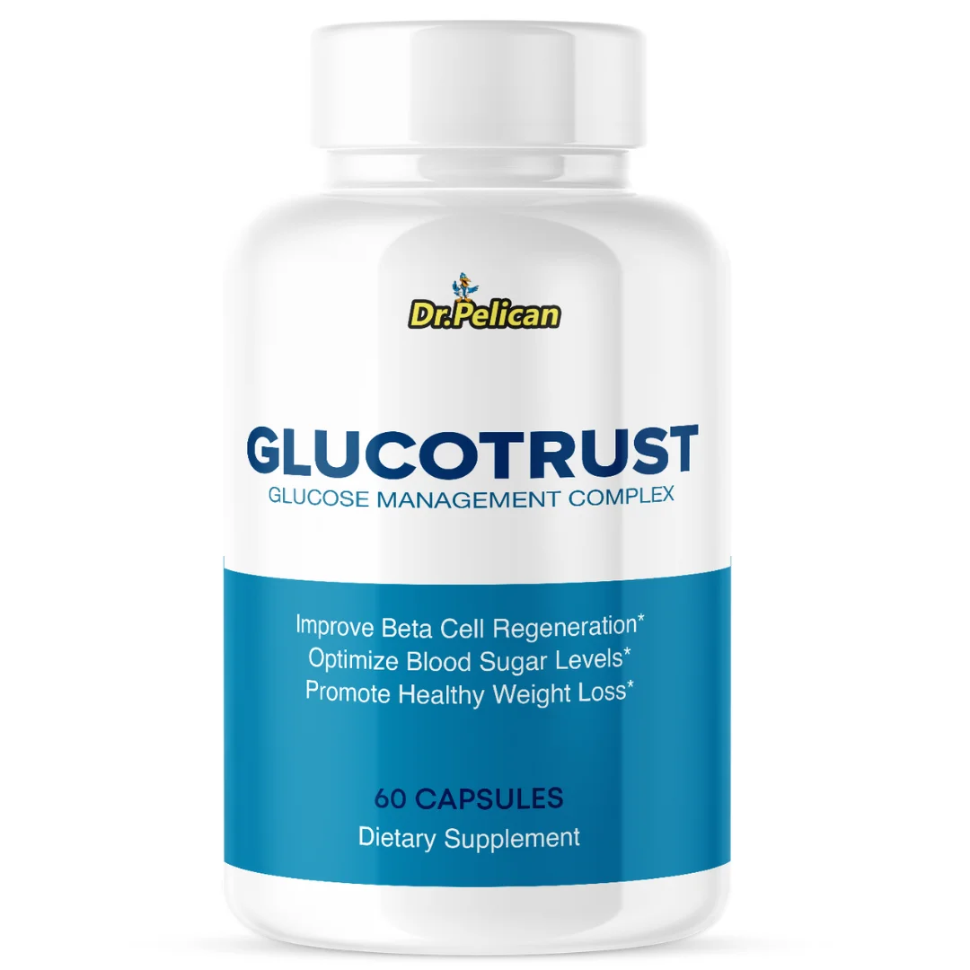 Glucotrust- Blood Sugar/Glucose/Metabolism/Weight Loss- 60 Capsules-Dr. Pelican