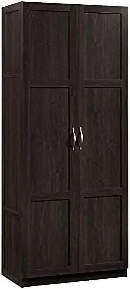 KHBIULIFE 29" W Traditional Style  Cabinet  Pantry Cabinet  Linen Cabinet with Shelves in Highland Oak