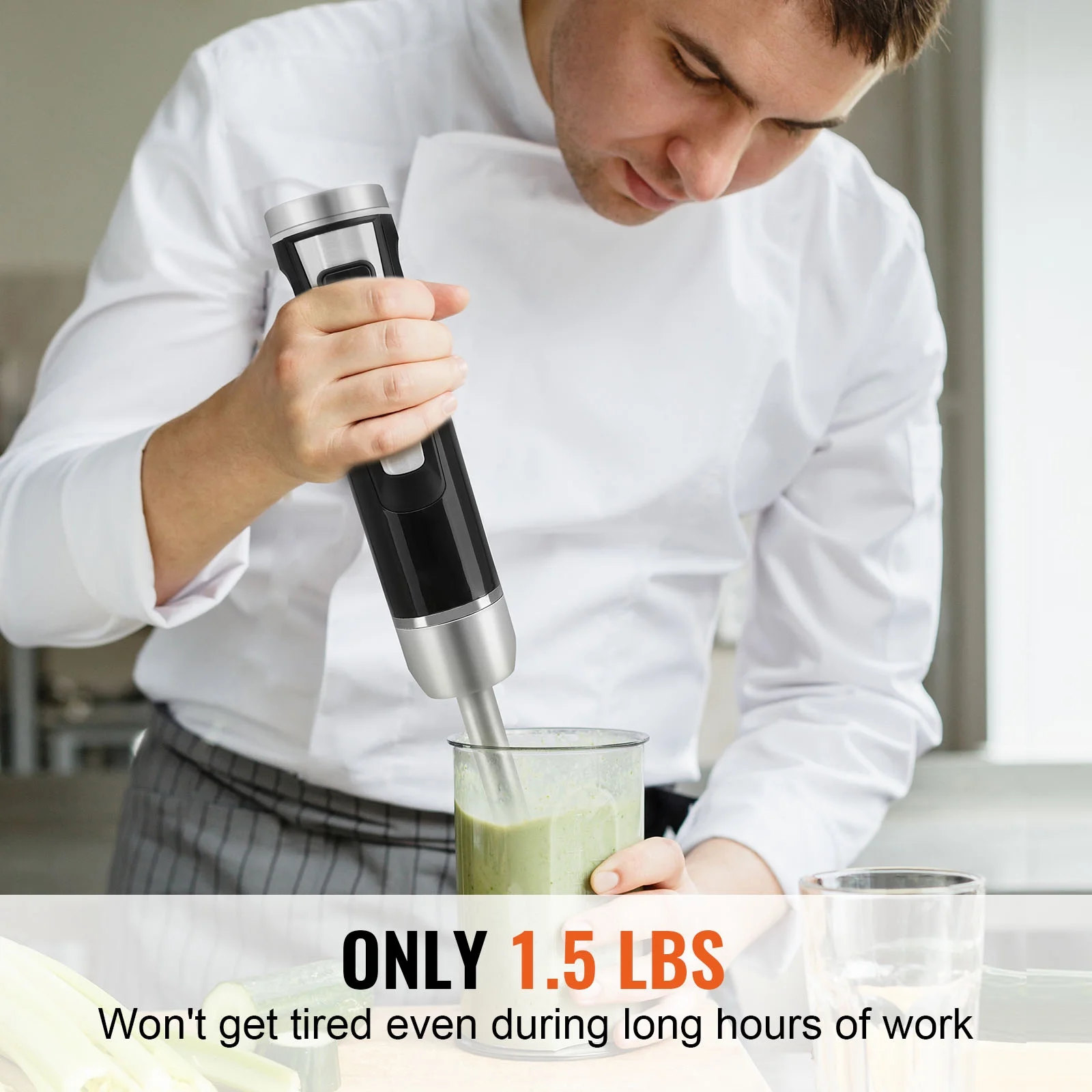 SKYSHALO Commercial Immersion Blender 15