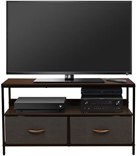 Sorbus TV Stand Dresser with 2 Drawers - Television Riser Chest with Storage - Bedroom, Living Room, Closet, & Dorm Furniture