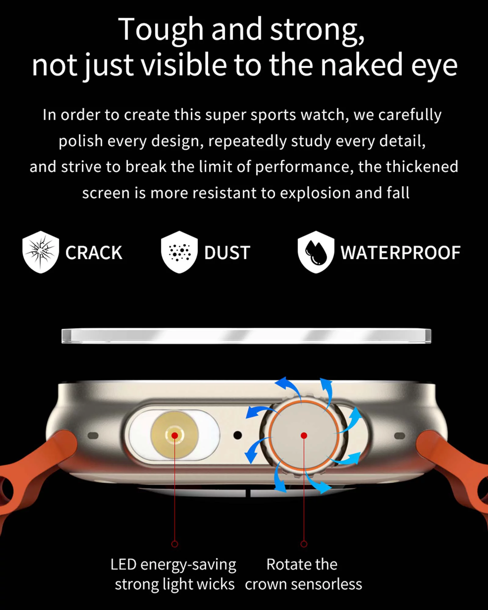 2023 Ultra Smart Watch Men Women 2.1