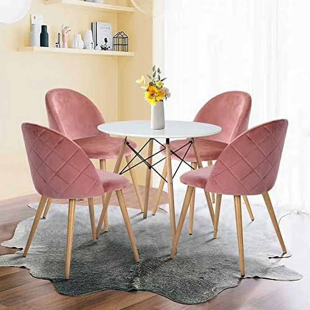 TJUNBOLIFE Black Dining Table 31.5''\u2013Small Round Modern Dining Room Table Kitchen Table Coffee Table - for 2 to 4 People