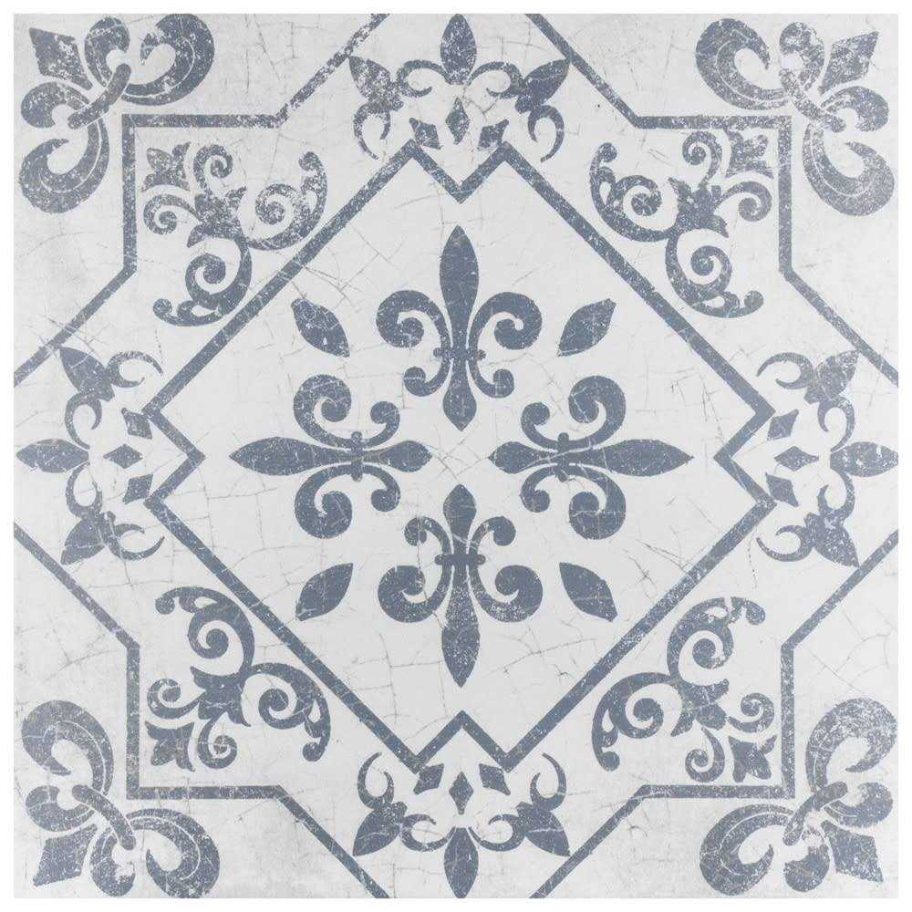 Merola Tile Atlantic Azul Ceramic Floor and Wall Tile