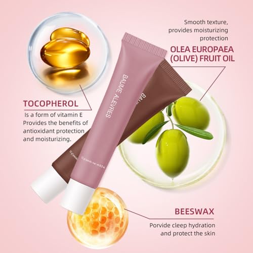 4 PCS Summer Special Lip Butter Balm – Ultra-Hydrating Lip Care with Shea Butter & Olive Oil, Soothes Dry Lips with Natural Tint & Gloss Effect, Lip Plumper Moisture & Light Lip Stain Finish