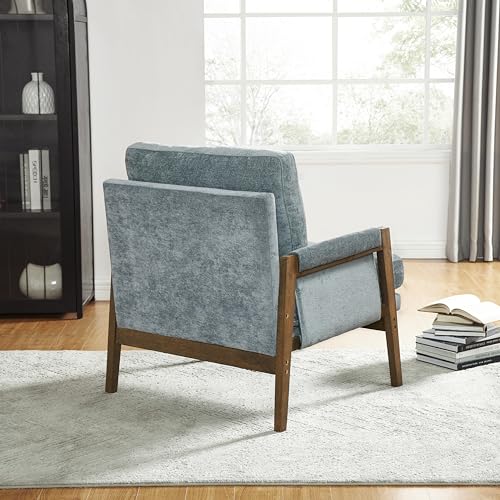 Roundhill Furniture Kelly Mid-Century Modern Accent Armchair, Green