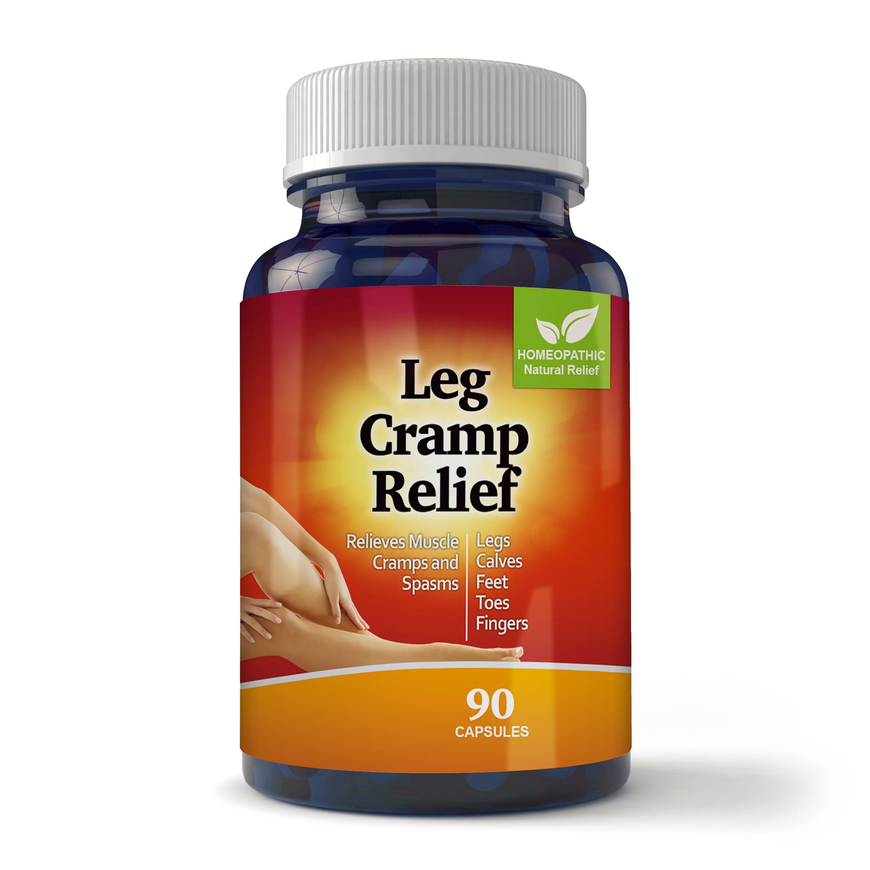 Totally Products Natural Leg and Foot Cramp Relief for Day and Night Capsules 1 bottle