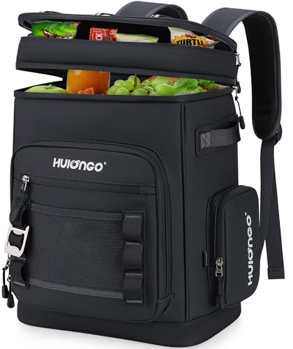 Large Waterproof Insulated Cooler Backpack for Men & Women, Leak Proof Cooler Backpack for Camping, Beach, Fishing, Picnic, Travel, Outdoor, 30L, 48Cans