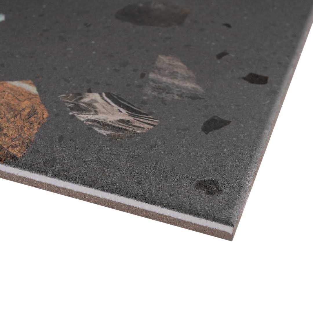MOLOVO Terrazo 8.03 in. x 8.03 in. Matte Porcelain Floor and Wall Tile