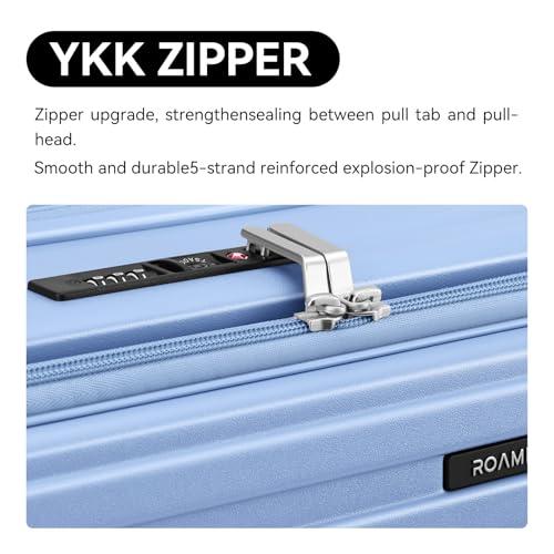 ROAMING Grace Expandable Carry On Luggage Airline Approved, 20 Inch Hardside Carry On Suitcase with Wheels, Travel Harshell Spinner Small Luggage with Tsa Lock, Jade cyan, 20-Inch Carry-On