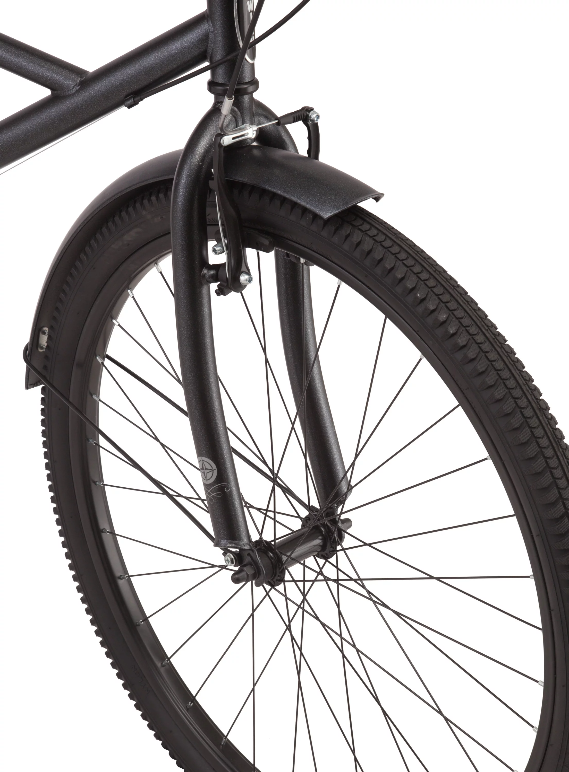 Schwinn Midway cruiser bike, 29-inch wheels, 7 speeds, men's frame, black