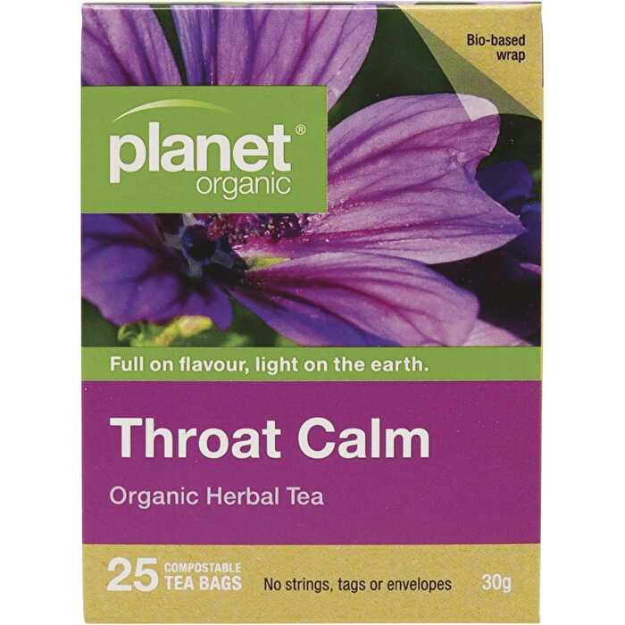 Planet Organic Organic Herbal Tea Throat Calm x 25 Tea Bags