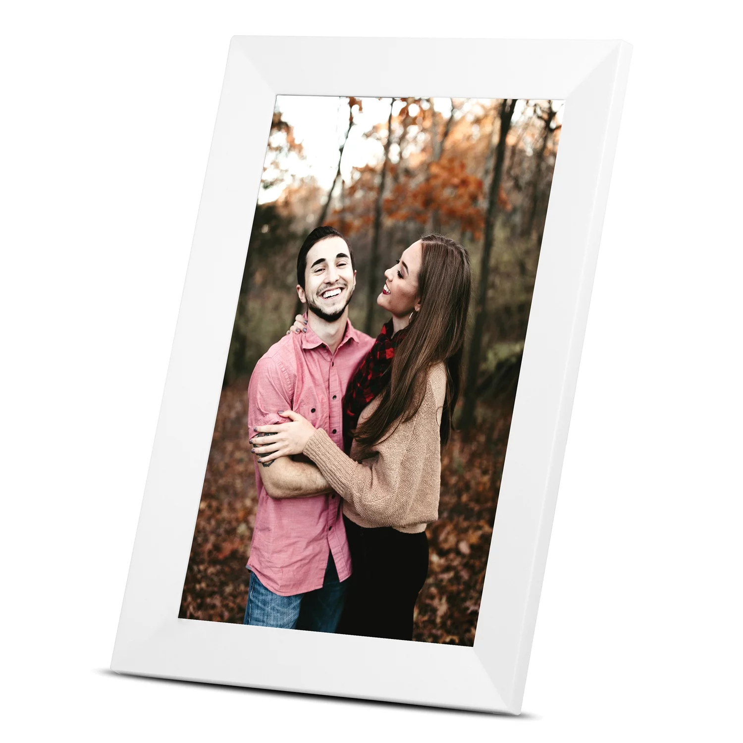 Bell+Howell BHDPF101-W 10.1-Inch Smart Photo Frame with Frameo App (White)