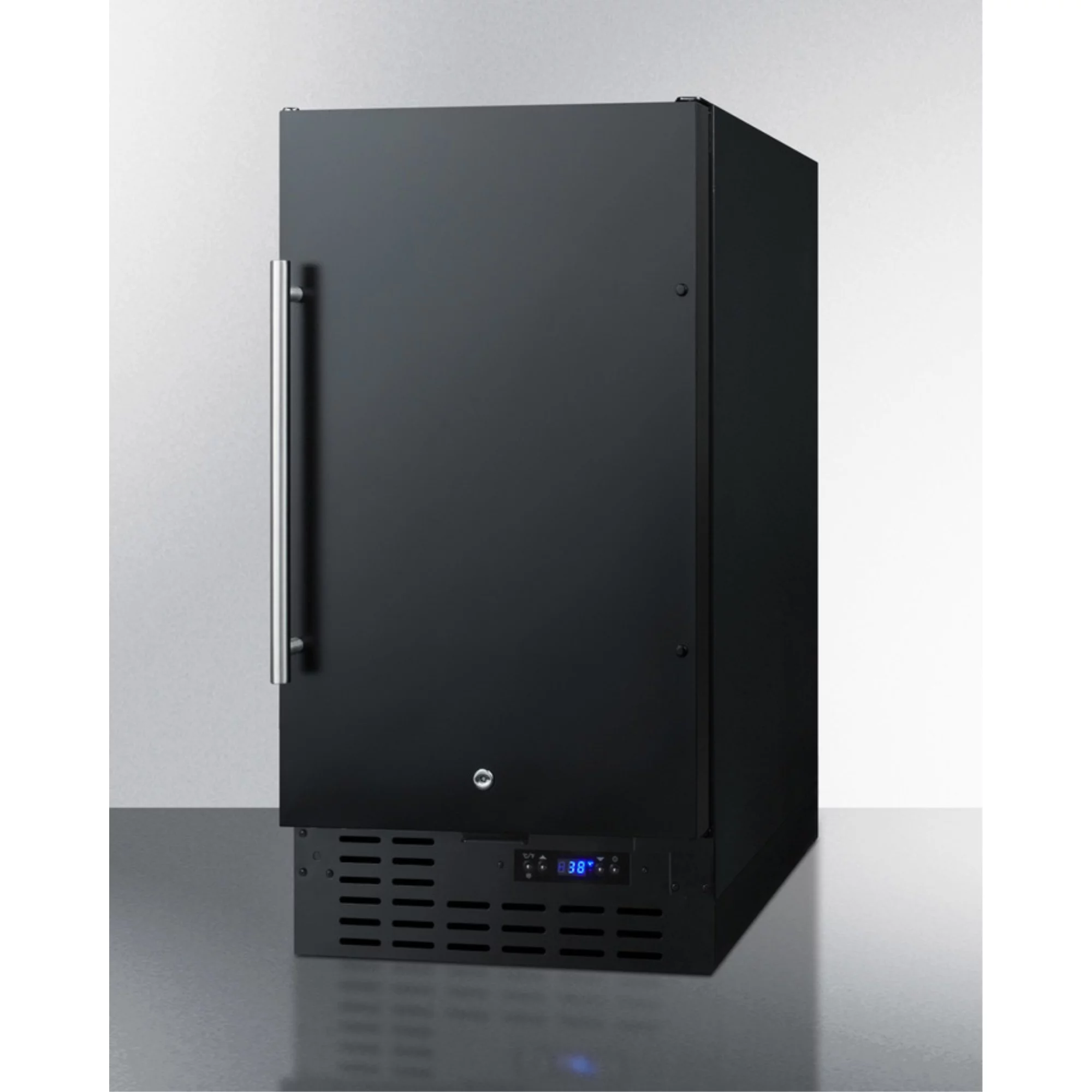 Summit Appliance  18 in. Freestanding or Built in Counter Depth Compact Refrigerator, Black