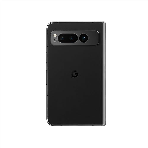 Google Pixel Fold - Verizon Android 5G Smartphone with Telephoto Lens and Ultrawide Lens - Foldable Display - 24-Hour Battery - Obsidian - 256 GB (Renewed)