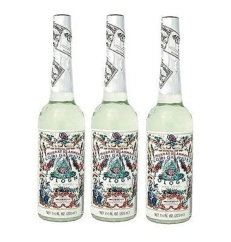 Murray & Lanman Florida Water Cologne 7.5 Oz - Three (3) Plastic Bottles