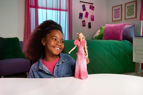 Mattel Wicked Singing Glinda Fashion Doll & Accessories, Posable with Movie-Inspired Look & Removable Outfit, Sings “Popular”
