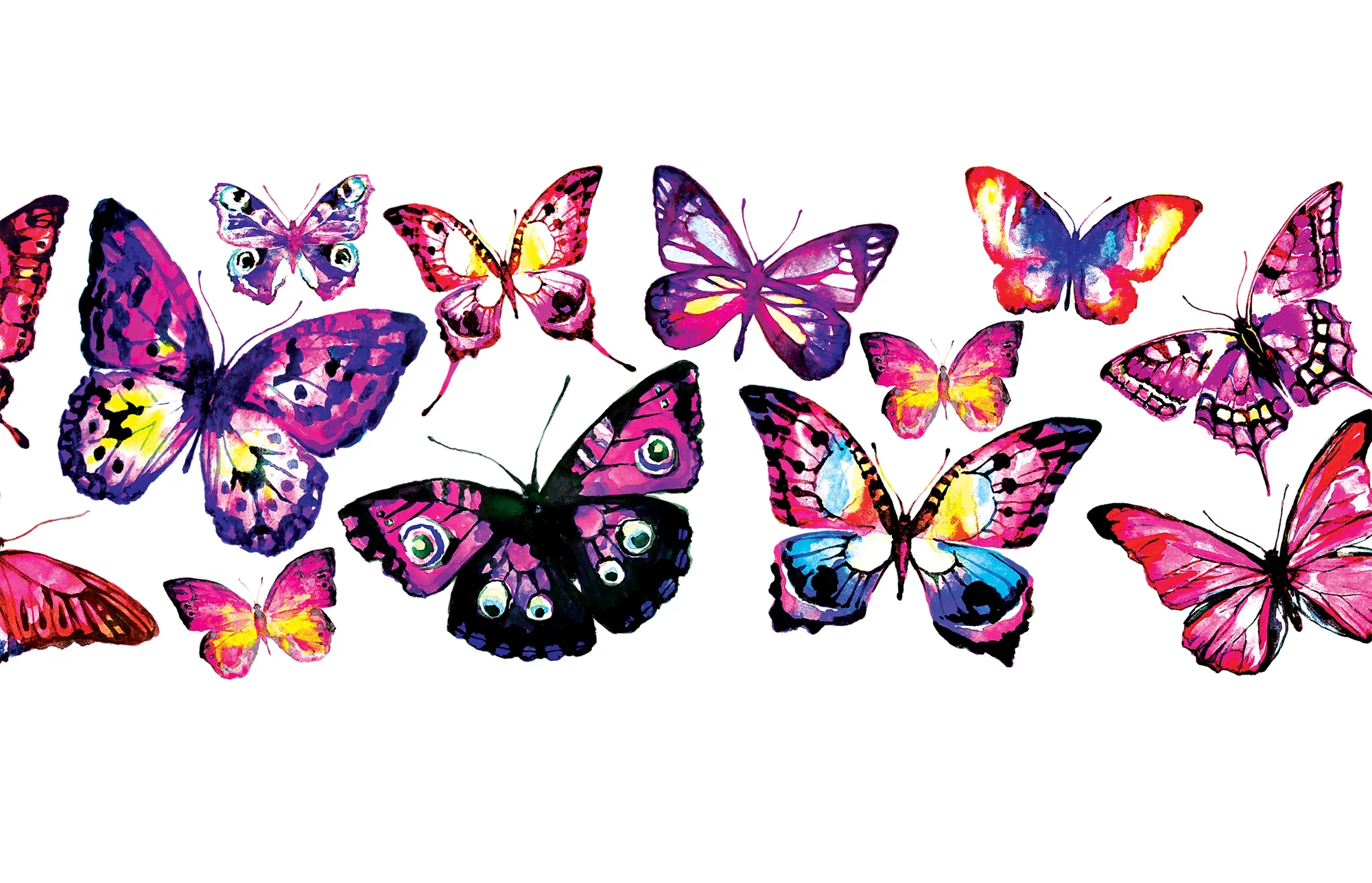 Tervis Butterfly Passion Made in USA Double Walled  Insulated Tumbler Travel Cup Keeps Drinks Cold & Hot, 16oz Mug, Classic