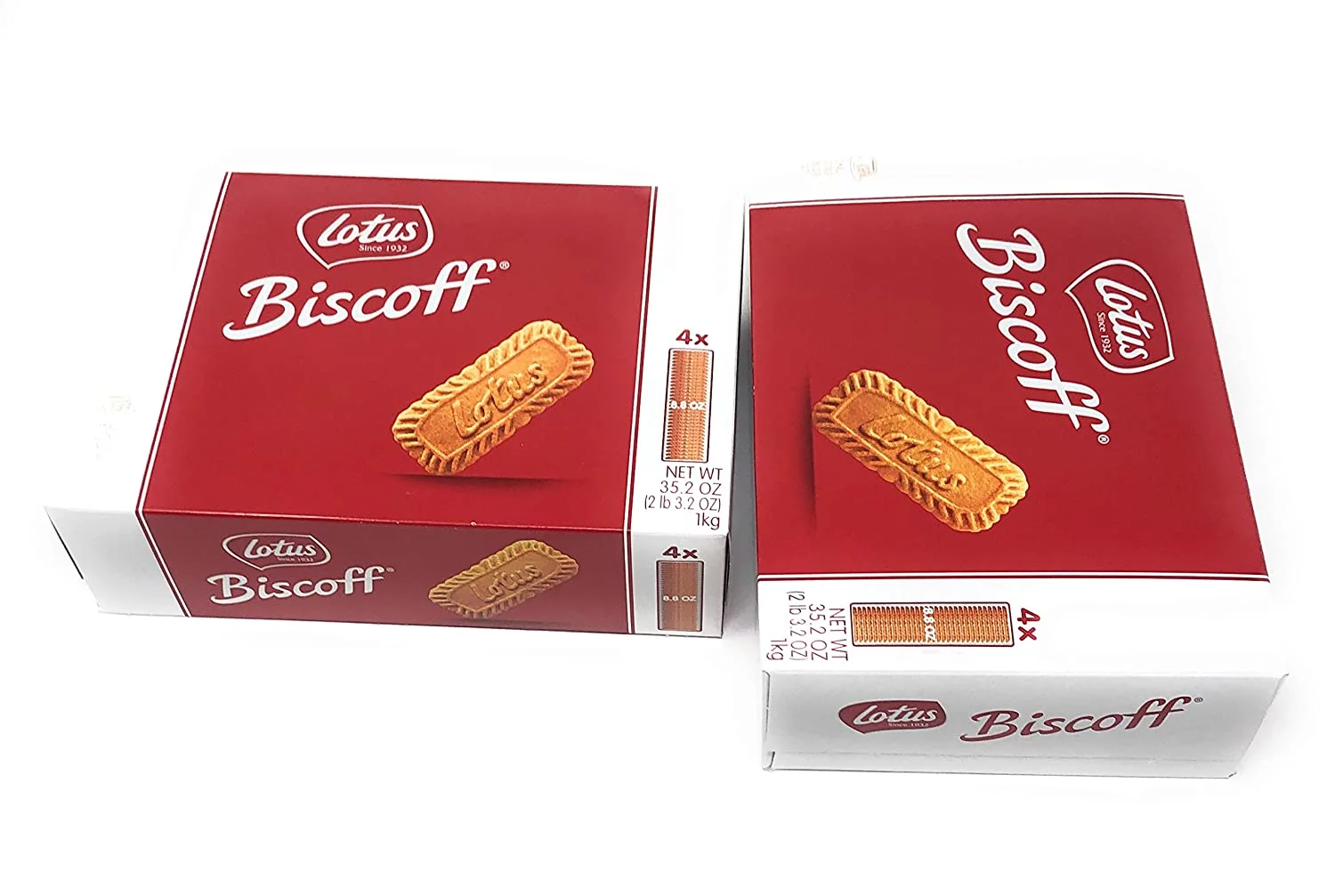 Lotus Biscoff Cookies 2 Boxes (4 Packets per Box)
