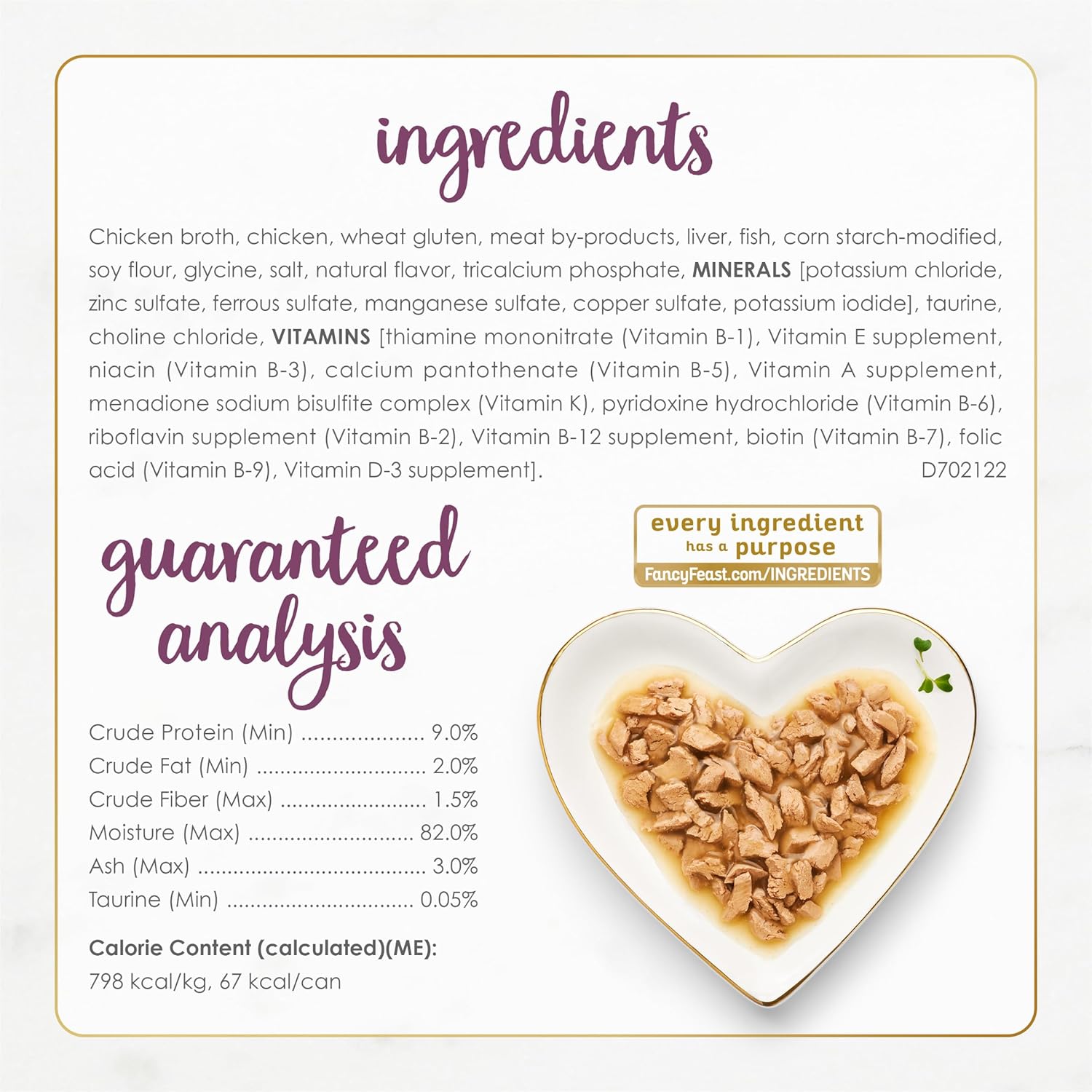 Purina Fancy Feast Gravy Lovers Chicken Feast in Gravy Gourmet Cat Food in Wet Cat Food Gravy - (Pack of 24) 3 oz. Cans