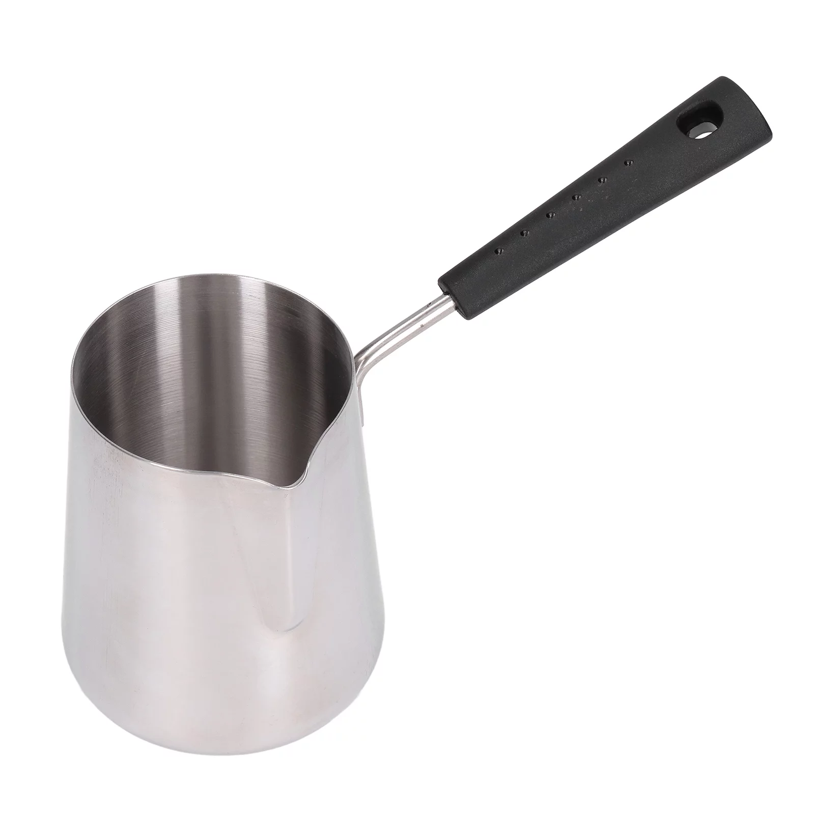 Turkish Coffee Pot Butter Warmer Melting Milk Maker 600ml Stainless Steel Glossy Surface High Temperature Resistant Easy to Clean