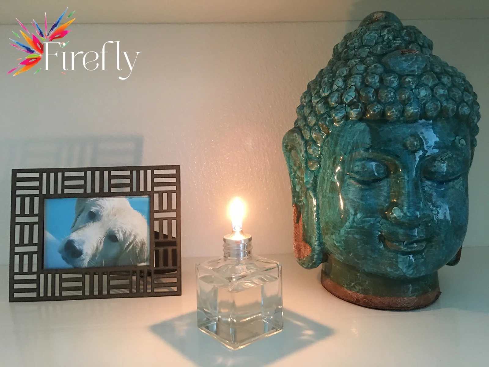 Firefly Aura Petite Glass Refillable Oil Lamp | 2