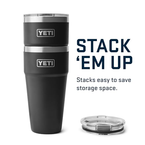 YETI Rambler 30 oz Stackable Tumbler, Stainless Steel, Vacuum Insulated with MagSlider Lid