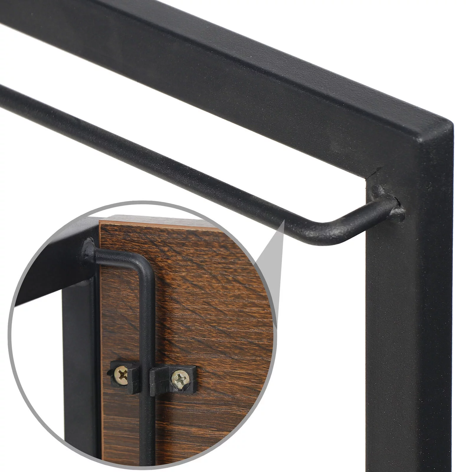 Computer Writing Desk Wall Side Table With Foldable Legs Folding Study Table