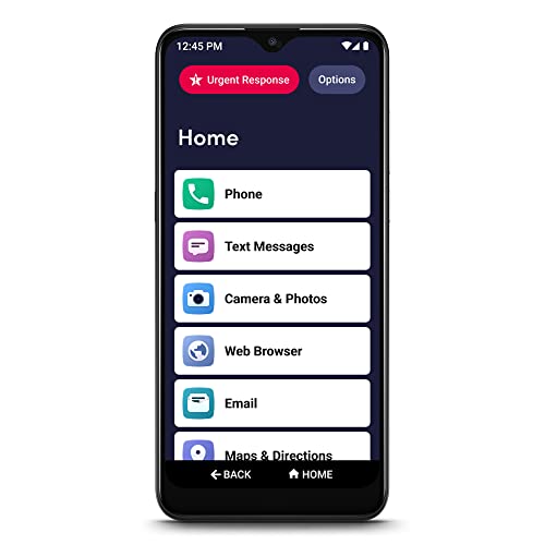 Lively Jitterbug Smart4 Smartphone for Seniors - Cell Phone for Seniors - Not Compatible with Other Wireless Carriers - Must Be Activated with Lively Phone Plan