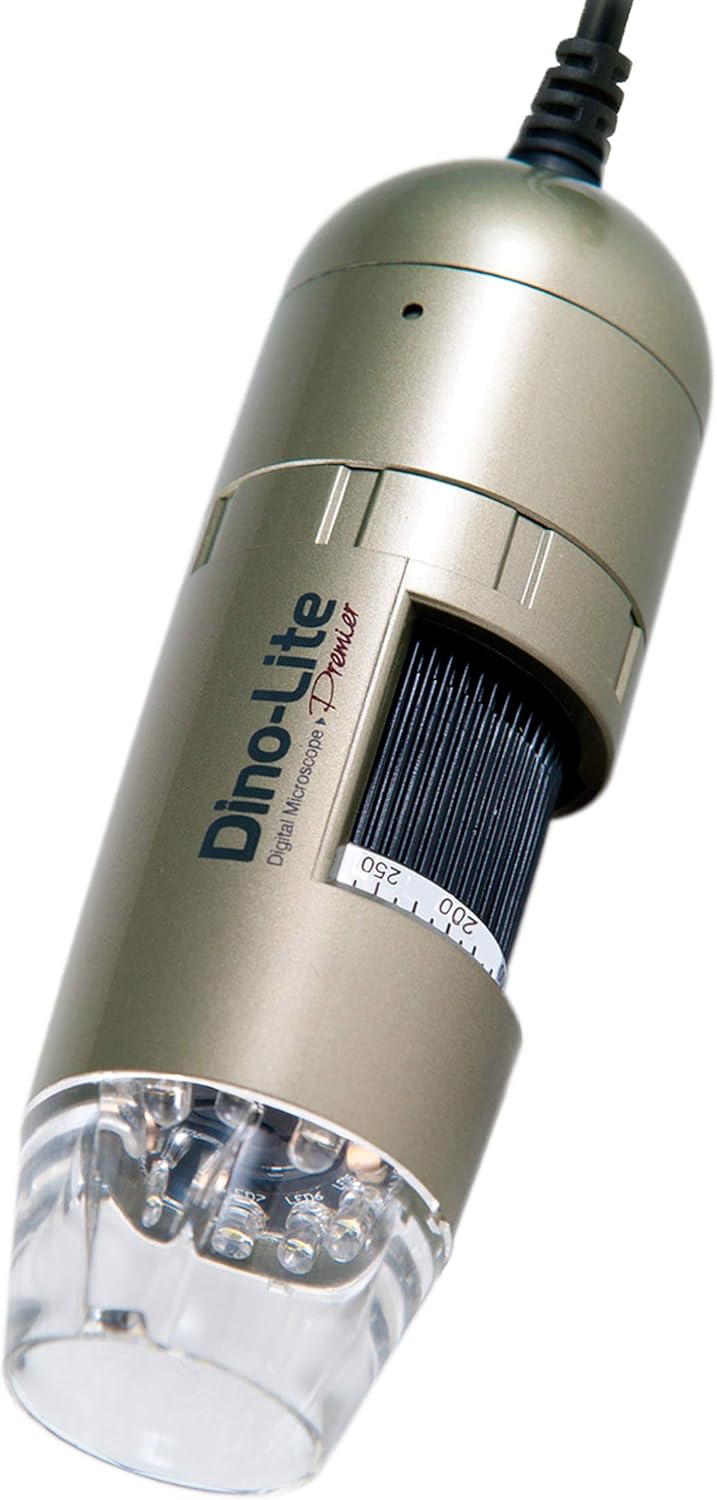 Dino-Lite USB Digital Microscope AM4113T - 1.3MP, 10x - 50x, 220x Optical Magnification, Measurement