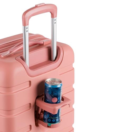 SwissGear 7366 Hardside Expandable Luggage with Spinner Wheels, White, Carry-On 19-Inch