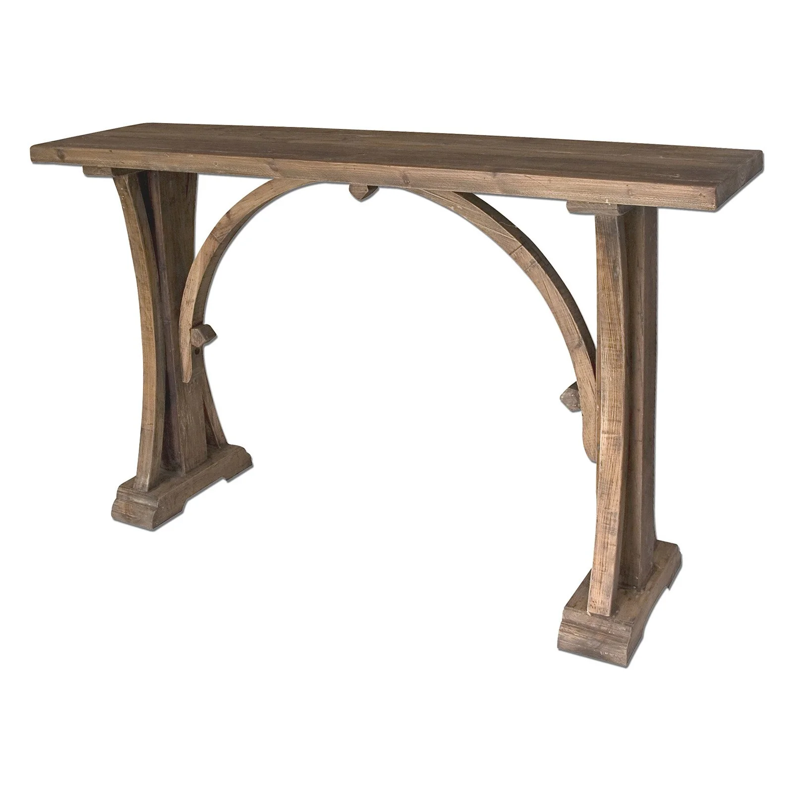 Uttermost 24302 Genessis Reclaimed Wood Console Table - Natural Wood