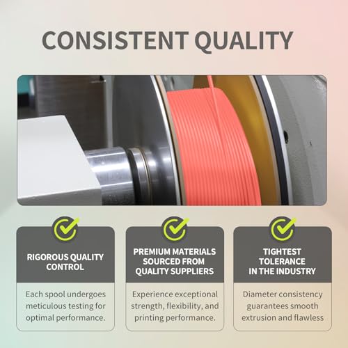 OVERTURE PLA Filament 1.75mm PLA 3D Printer Filament, 2kg Cardboard Spool (4.4lbs), Dimensional Accuracy +/- 0.02mm, Fit Most FDM Printer (Black 2-Pack)