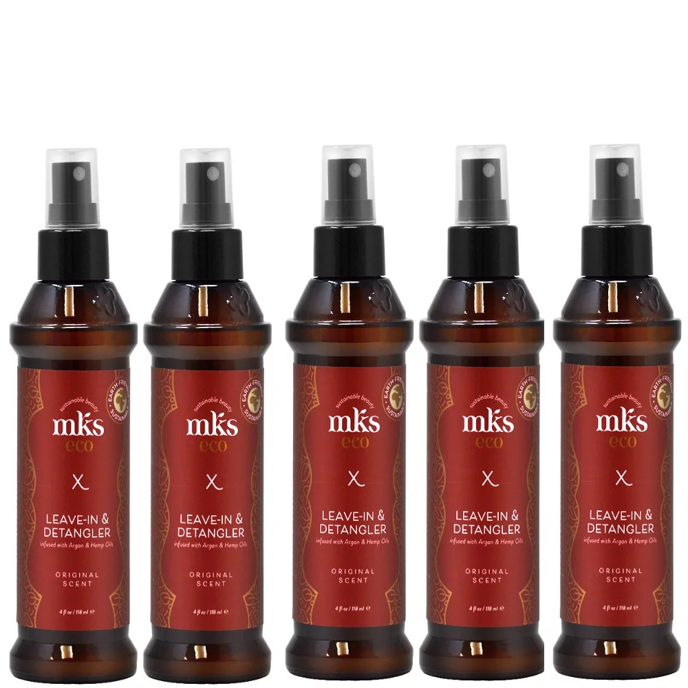 Marrakesh X Leave-In Treatment & Detangler Original Scent, 4 oz-Pack of 5