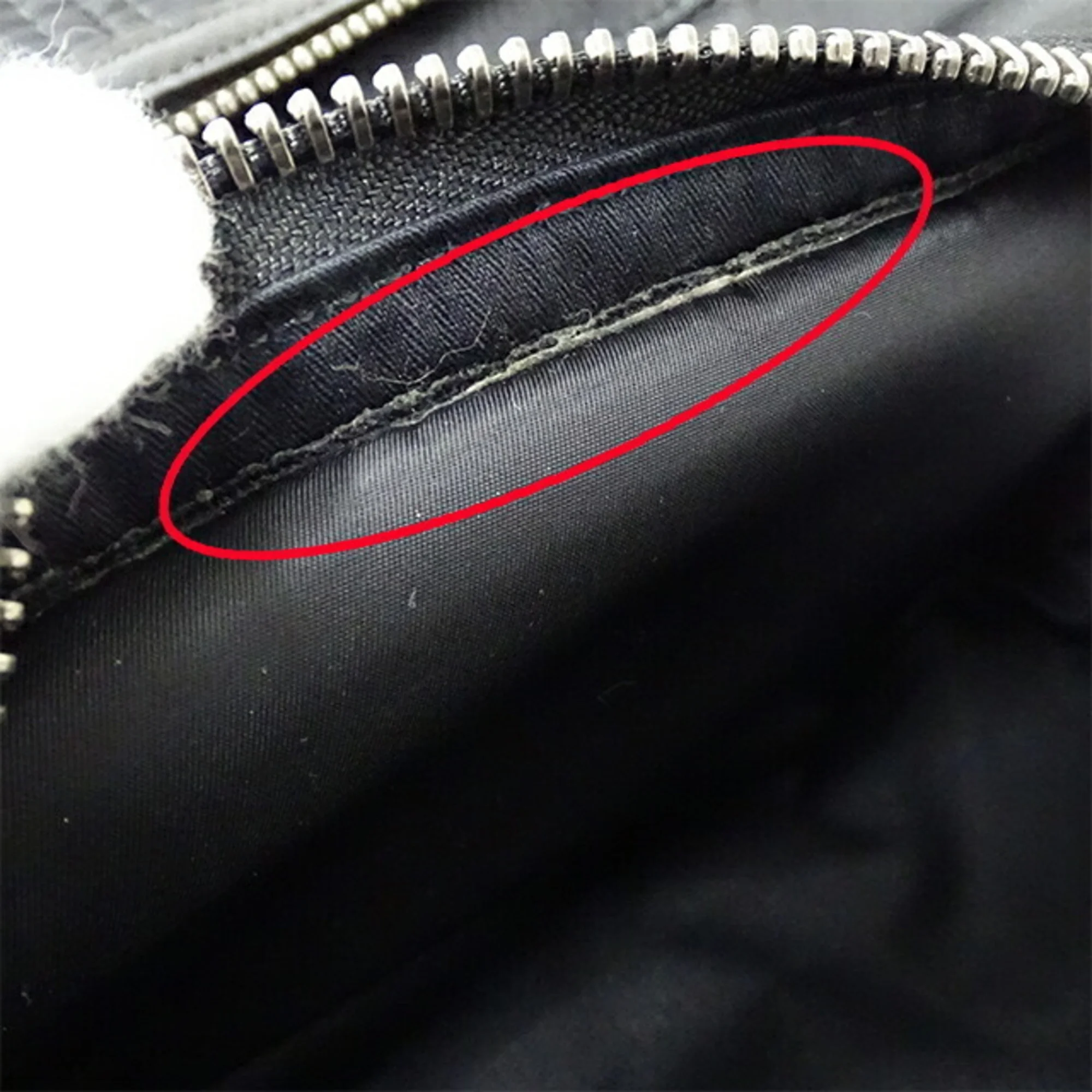 Pre-Owned Burberry blue label BURBERRY BLUE LABEL bag Lady's men handbag nylon leather black Boston (Fair)