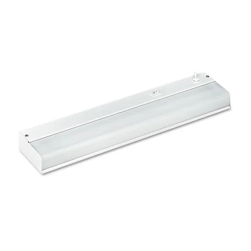 Under-Cabinet Fluorescent Fixture, Steel, 18.25