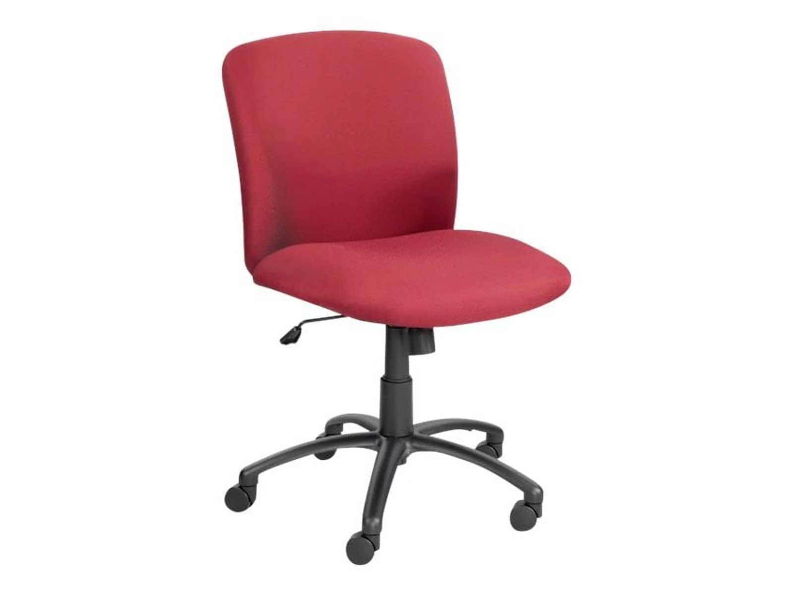 Safco Uber Big and Tall Mid Back - Chair - swivel - polyester - burgundy
