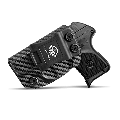 Ruger LCP 380 Holster IWB Kydex Holster Custom Fit: Ruger LCP 380 Auto Pistol - Inside Waistband Concealed Carry - Adj. Cant Retention - Cover Mag-Button - No Wear - No Jitter (Incompatible with attachments such as light/laser)