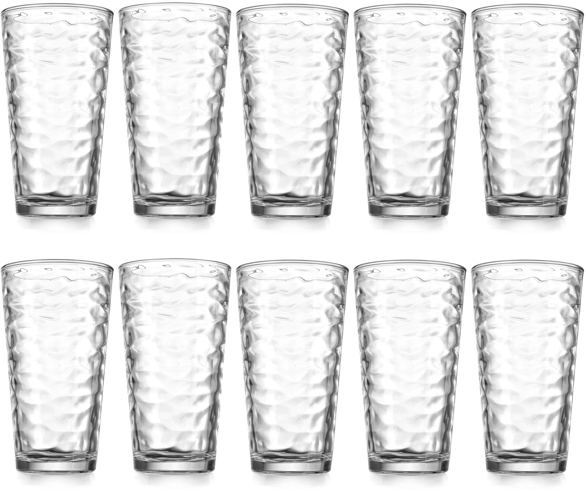 Lumientti Highball Glasses Set of 4 - 17oz | Durable & Attractive Highball  Drinking Glasses With Heavy Base- Lead-Free Tall Bar Glass Set for Water,  Juice, Wine, Beer & Cocktail - Dishwasher Safe