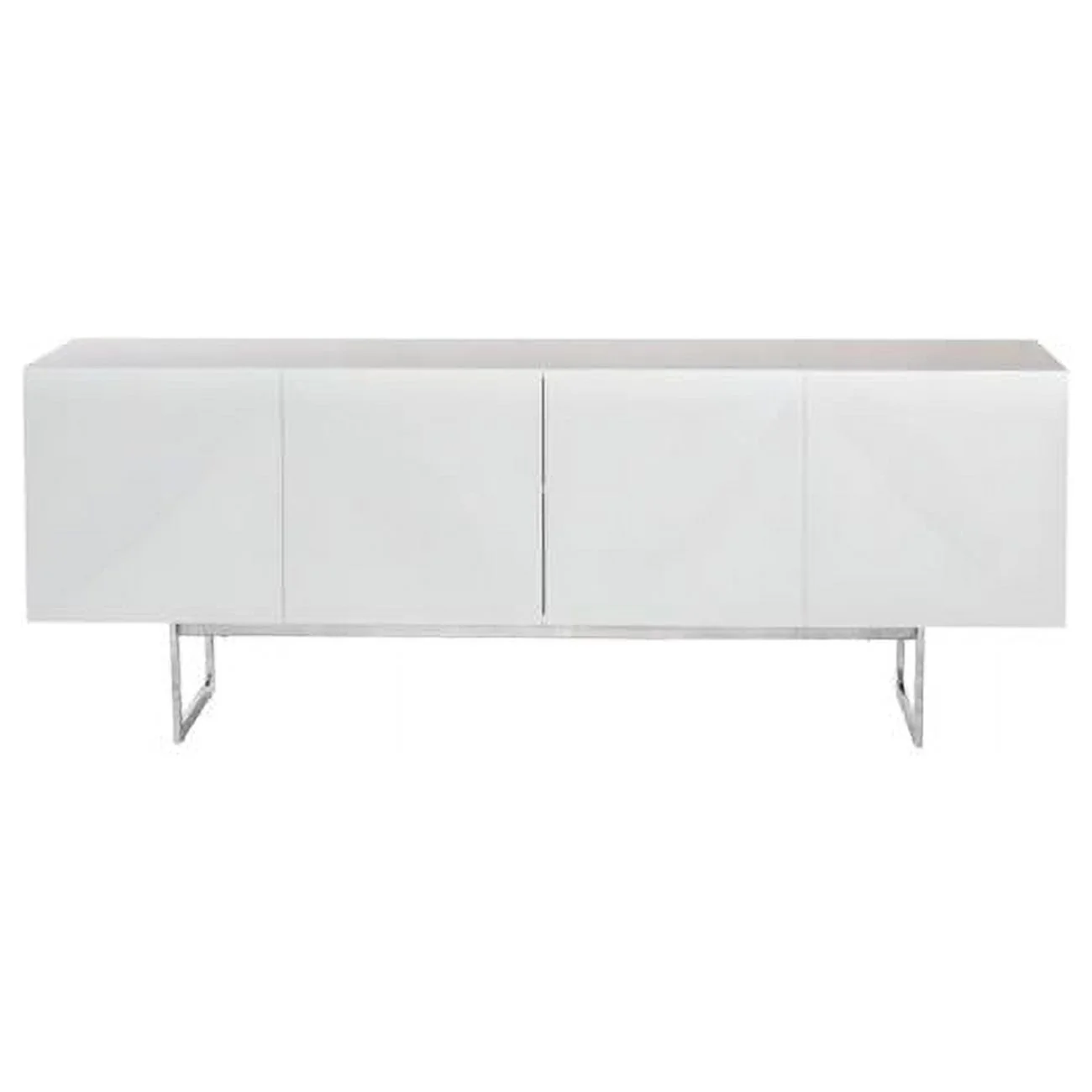At Home USA  Thelma White TV Stand, Satin