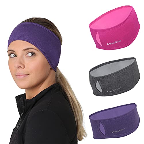 TrailHeads Women’s Ponytail Headband | Moisture Wicking Ear Band | The Power Running Headband