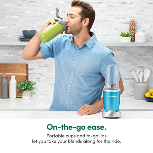 NutriBullet NB9-1301B Pro 13 Pcs Cobalt Blue, 900W Food Blender