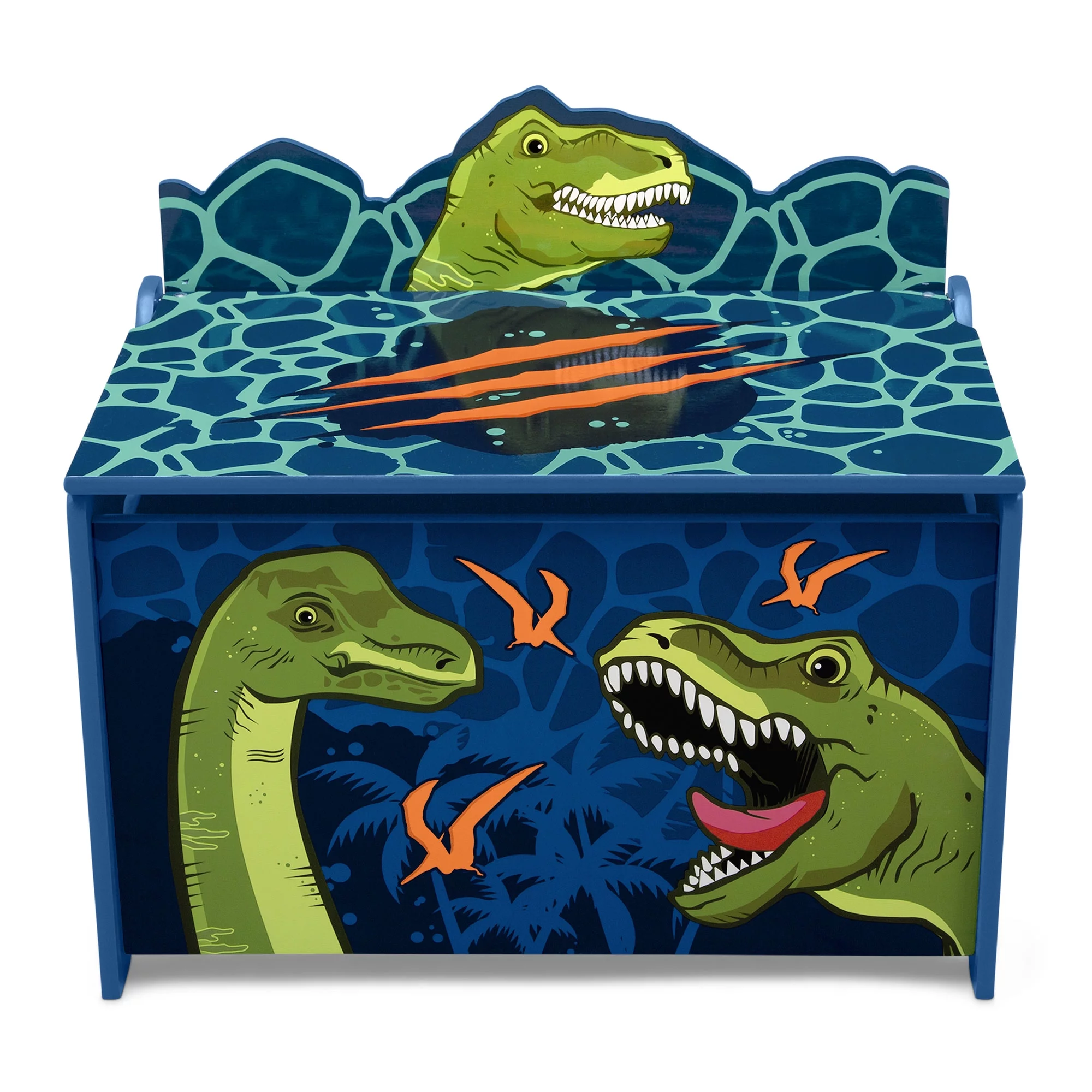 Delta Children Dinosaur Deluxe Toy Box - Greenguard Gold Certified
