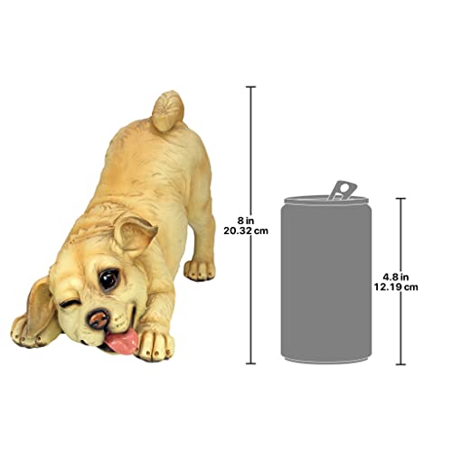 Design Toscano QM14003 Lover Boy Puppy Dog Statue,full color