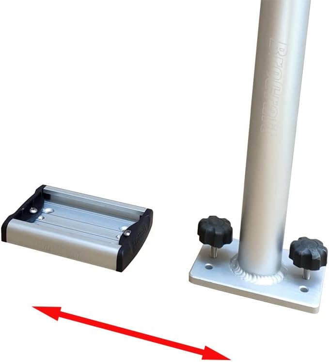 Brocraft Crappie rod holder Aluminum Track Base